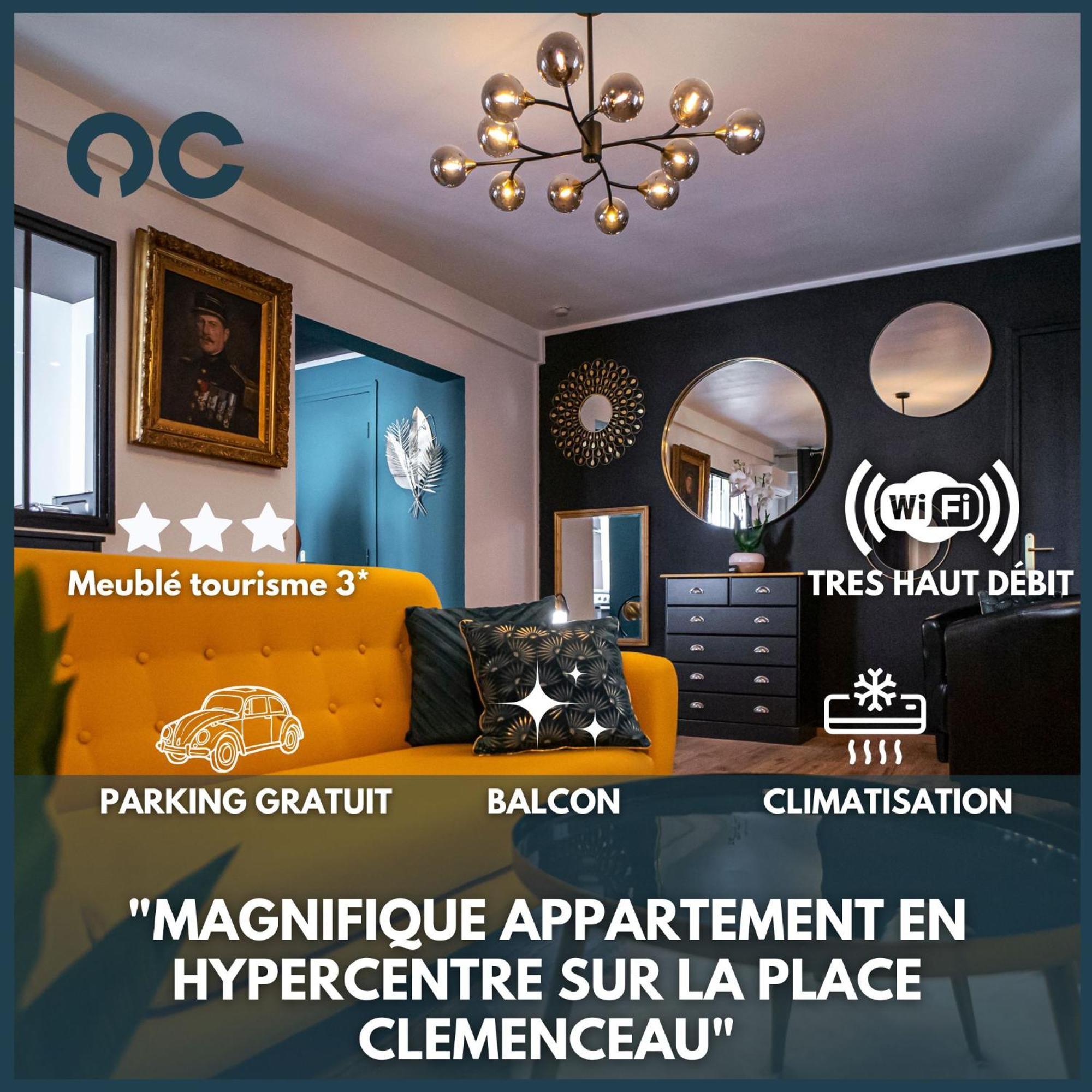 Au Palais Des Pyrenees! Hyper Centre -Clim-Balcon-Parking Gratuit Apartment Pau Ngoại thất bức ảnh